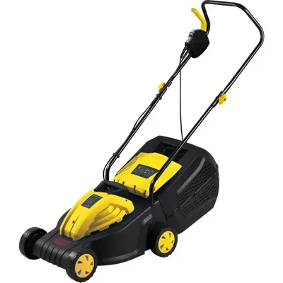 Polymak Garden Grass Cutter Machine PM-ELM3711, 1200 W 15 Inch Electric Lawn Mower