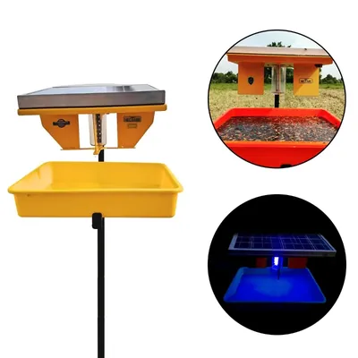 Hectare 10 W Solar Insect Light Trap With 2 m Extendable Stand, Solar Panel & Auto Turn On/Off For Pest Collection