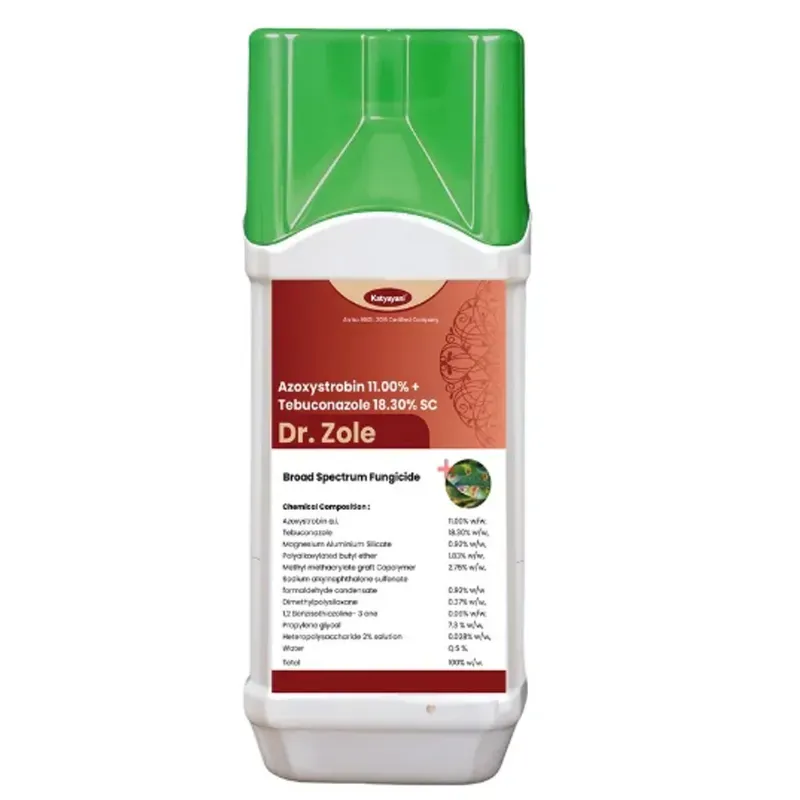 Katyayani Dr. Zole, Azoxystrobin 11% + Tebuconazole 18.3% SC, Chemical Fungicide (Pack-250 ml (250 ml x 1))