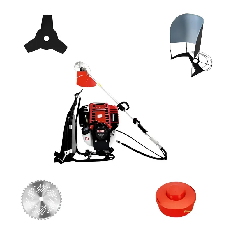 RBD 50-cc, 4-stroke Backpack Brush Cutter Machine With Accessoris