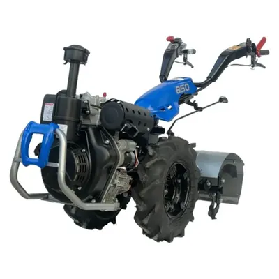 SPRAYMAN BSC 850DE, New Back Rotary Self Start Diesel Power Tiller with KAMA Engine & Rotary Ditcher