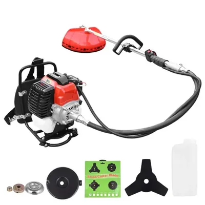 Giga Watts XLNT XL-BG520, 2 Stroke 32.6 CC Backpack Brush Cutter with Accessories, Grass Trimmer, Crop Trimming Machine