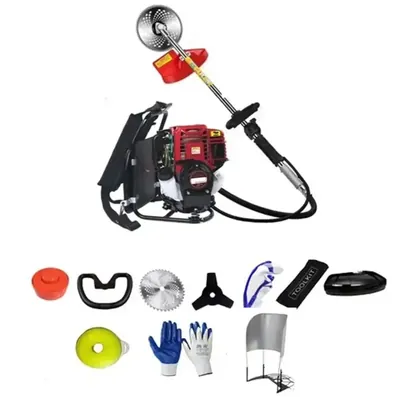 GT Shakti GT-BG438, 35-cc 4-stroke Backpack Brush Cutter with Accessories, GX-35 Engine