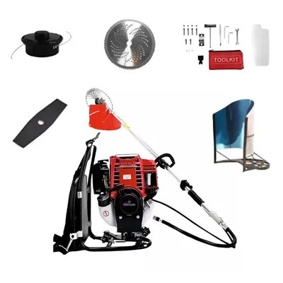 Jaiveer BPK-35 CC 35 CC 4-Stroke Backpack Petrol Brush Cutter, Agricultural Grass & Crop Cutter