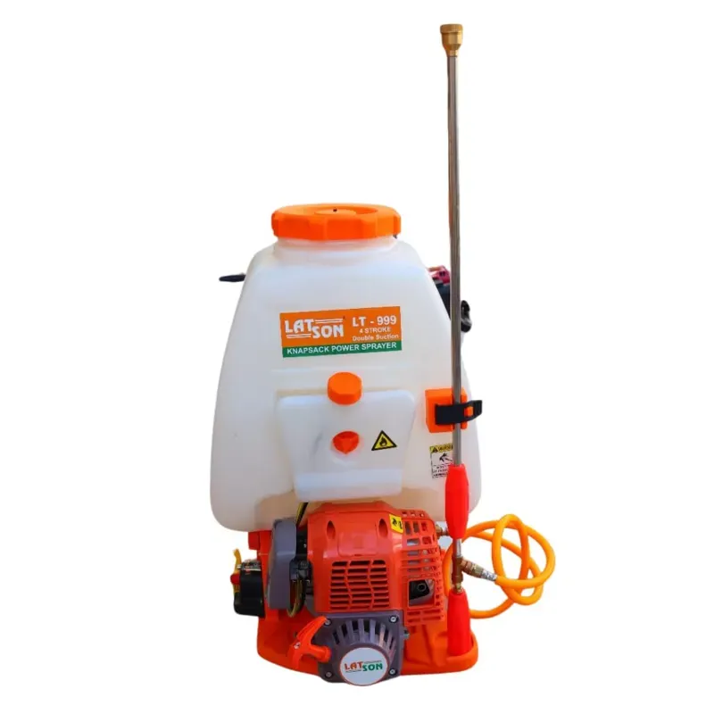 Latson 25 L LT-999 32 CC 4 Stroke Double Suction Knapsack Power Sprayer for Agricultural and Garden Use
