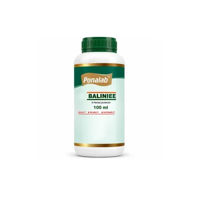 PONALAB Baliniee Herbal Bio-Protection Liquid (100 ml) PGPR Metabolites Botanical Bio-Pesticide Plant Growth Promoter