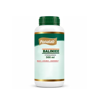 PONALAB Baliniee Herbal Bio-Protection Liquid (500 ml), Fermented Plant Extracts, Bio-Pesticide & Plant Growth Promoter