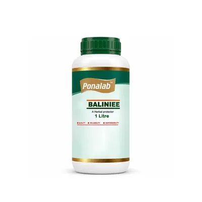PONALAB Baliniee Herbal Bio-Protection Liquid (1 L) Botanical Bio-Pesticide for Controls Red Mites, Thrips & Fungal Infections