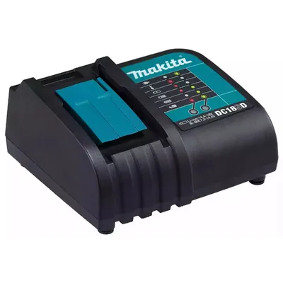 MAKITA 18 V Charger For Battery (DC18SD) For Lawn Mower, Brush Cutters & Others