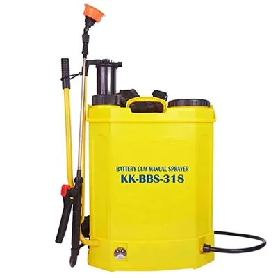 KisanKraft KK-BBS-318, 18 L 2 in 1 Manual & Battery Sprayer With 12 V 8 Ah Battery