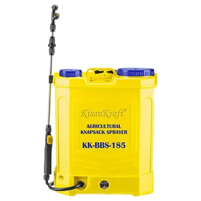 KisanKraft KK-BBS-185, 18 L Knapsack Battery sprayer with 12 V 8 Ah Battery for Agriculture