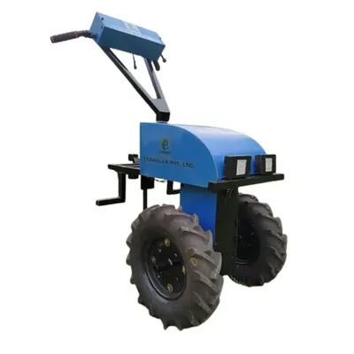 Exosolar 42 Volt Battery Operated Power Weeder with 40'' Tractor Type Tyre & Removable LED Lights (1 Year Warranty)