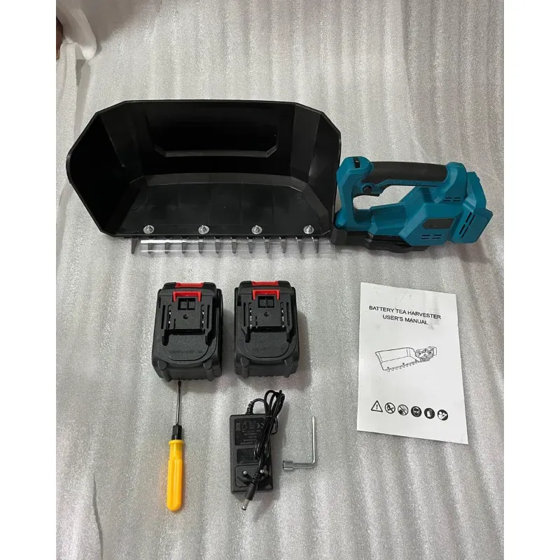 MECSTROKE 21 V Battery Operated Cordless Mini Tea Harvester / Tea Plucker Machine With 2 Battery & Charger