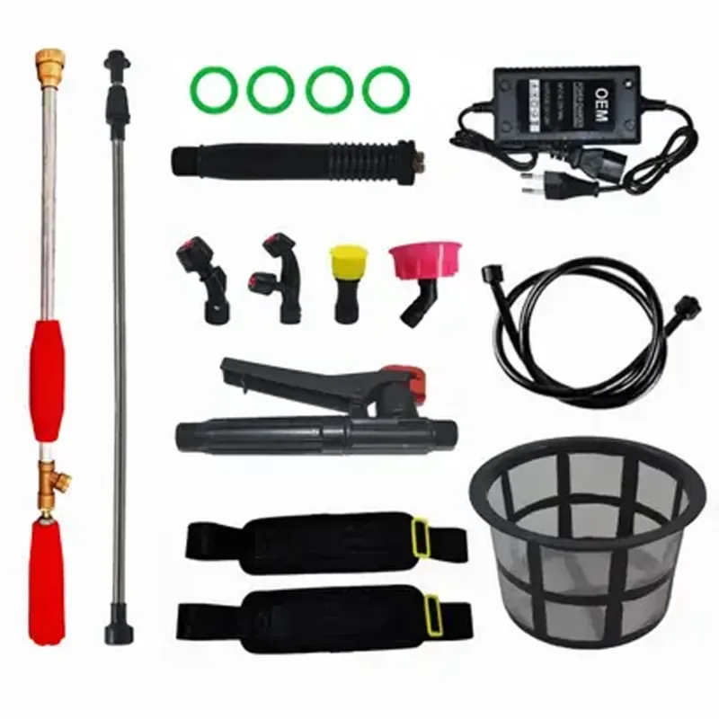 OEM Spare Parts with Spray Gun, Filter, 1.8A Charger and Other Accessories for all Battery Sprayer