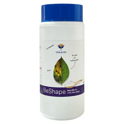 Utkarsh BeShape (Disodium Octaborate Tetrahydrate- Boron 20%, 100% Water Soluble, EDTA Chelated Fertilizers), 1 kg (Pack-1 x 1 kg)