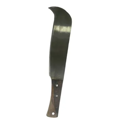 Bill Hook Machete with Steel Blade and Wooden Handle for Clearing Bush, Length 28 cm, 17 Inch approx