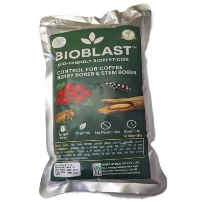ROM Bio Blast Biopesticides For Control For Coffee, Berry Borer & Stem Borer, 1 kg