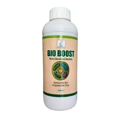 Zeal Biologicals Bio Boost Enhances Root and Shoot Growth Along with Soil Fertility, 1 Litre