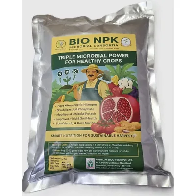 ROM Bio NPK Consortia Biofertilizers For Health Soil and fertility, 2 kg