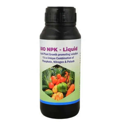 Zeal Biologicals Bio NPK Liquid Fertilizer For Overall Growth of the Plant, 500 ml