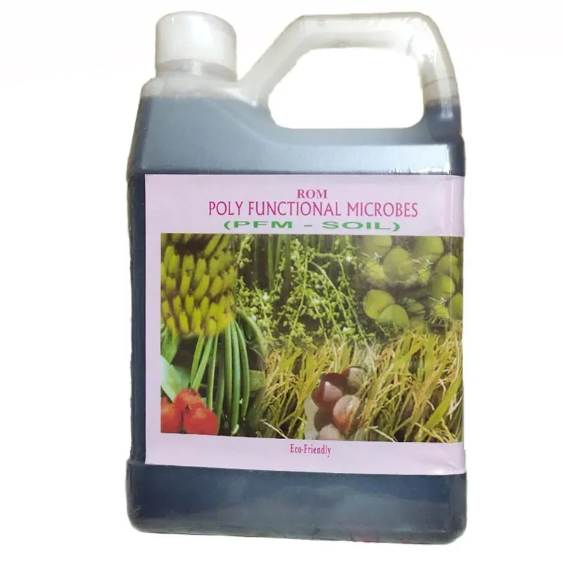 ROM Poly Functional Microbes Bio NPK Organic Liquid Fertilizer For All Types of Plants, 1 Litre