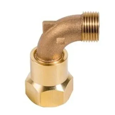 Automat HT-72SE 1.5 Inch x 1 Inch Brass Swivel Elbow for Quick Compact Valve Used for Pipe Fitting