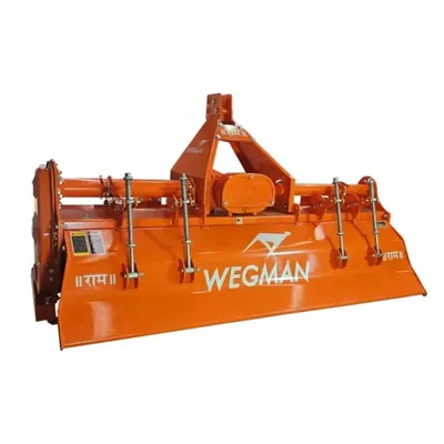 WEGMAN 5.5 ft Rotavator (Semi Champion Plus) with 42 Blades Suitable for 45 HP to 60 HP Tractors (Type-Gear Box, Single Speed)