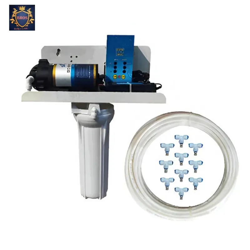 BROS Fogger Kit of 25 Nozzles with Timer, Filter and Other Accessories