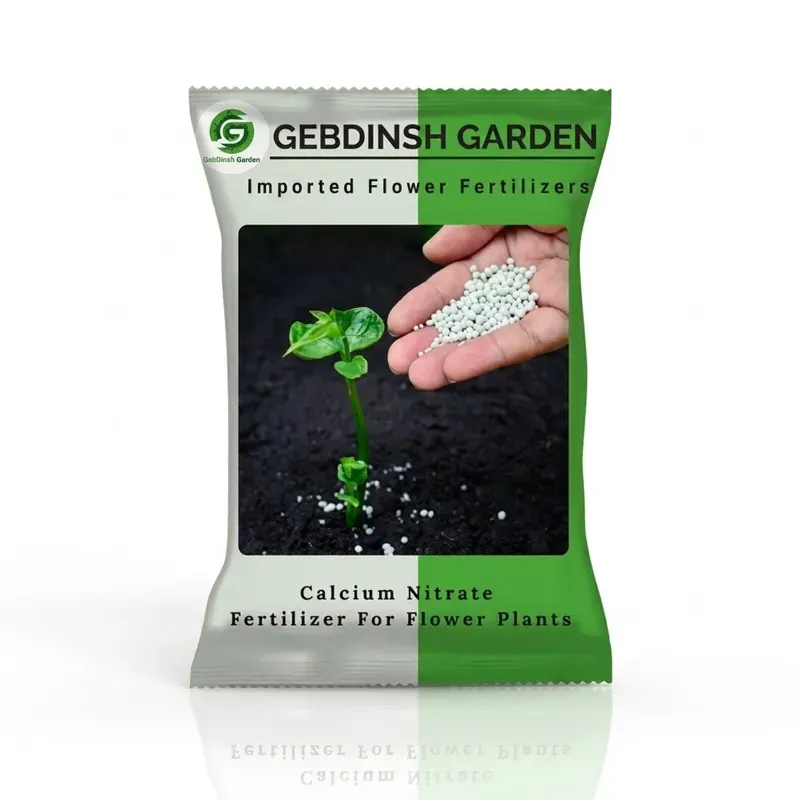 GEBDINSH 5 kg Calcium Nitrate Granules Plant Fertilizer for Cell Strength, Blossom End Rot Prevention