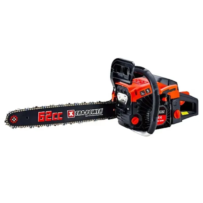 Xtra Power XPT 589, 62-cc Petrol Operated Chainsaw with 22 Inch Guide Bar, Suitable for Landscaping and Cutting Works