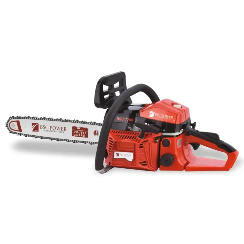 BSC Power 7200, 72 CC 3.5 kW Petrol Chainsaw with 18-inch Guide Bar for Landscaping, Wood Logging/Cutting and Tree Felling