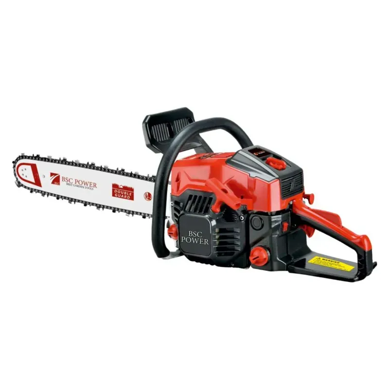 BSC Power 6800, 68 CC Petrol Chainsaw with 18 Inch Guide Bar, Ideal for Cutting Tree, Logging Woods, and Gardening