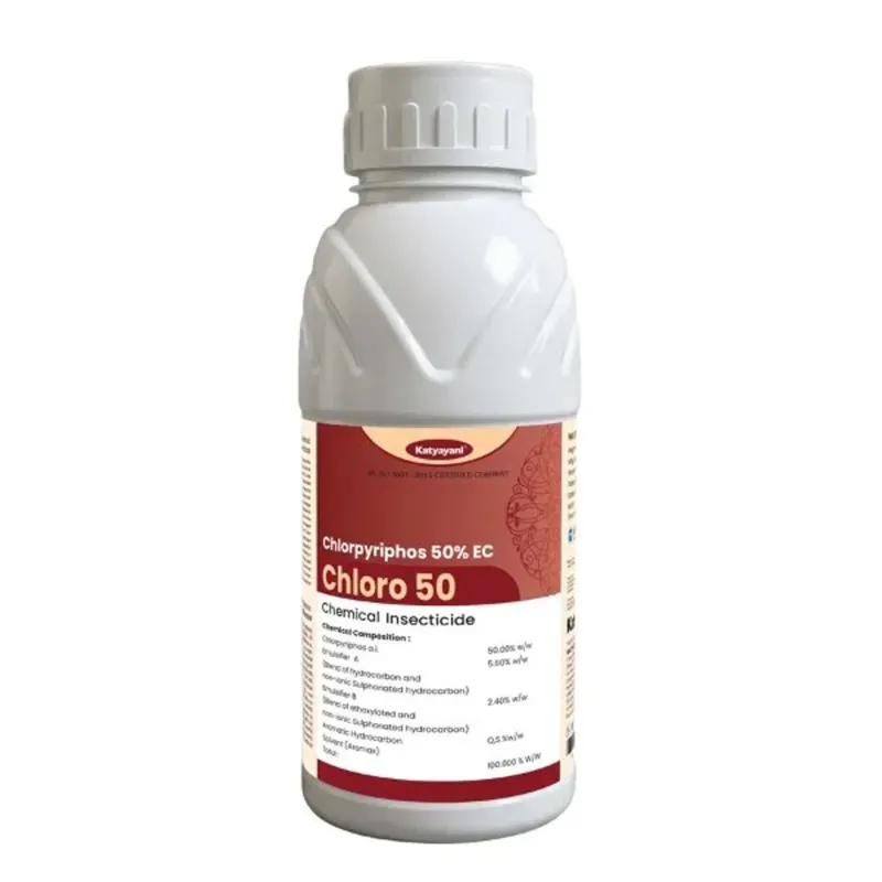 Katyayani Chloro 50, Chloropyriphos 50% EC, Chemical Insecticide To Control Pests & Maintain Plant Quality (Pack-1 x 1 L)