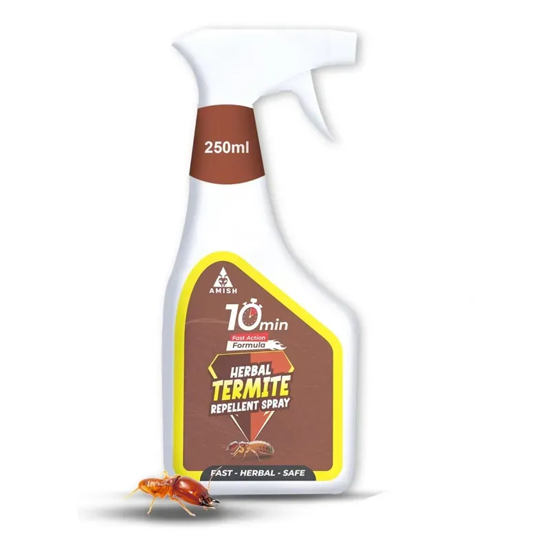 Chipku Amish Herbal Termite Repellent Spray (250 ml) Fast Action, Safe, Plant-Based Formula