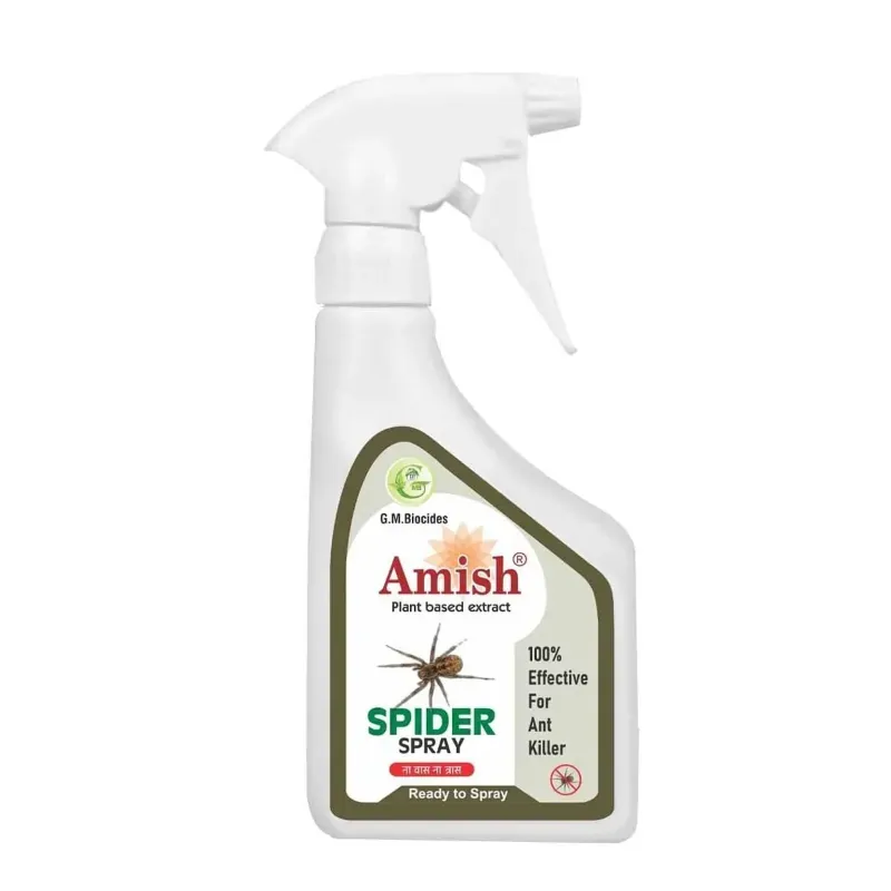 Chipku Amish Spider Spray (250 ml) 100% Effective Plant-Based Spider & Ant Killer, Ready to Spray