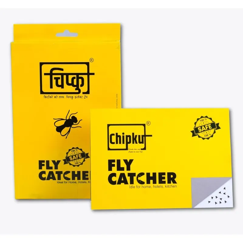 Chipku House Fly Catcher, 100% Safe Sticky Fly Trap for Homes, Hotels & Kitchens
