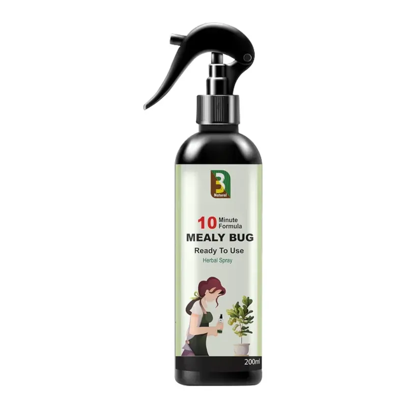 Chipku Mealy Bug Herbal Spray (200 ml) 10 Minute Formula, Ready-to-Use Plant-Based Insecticide