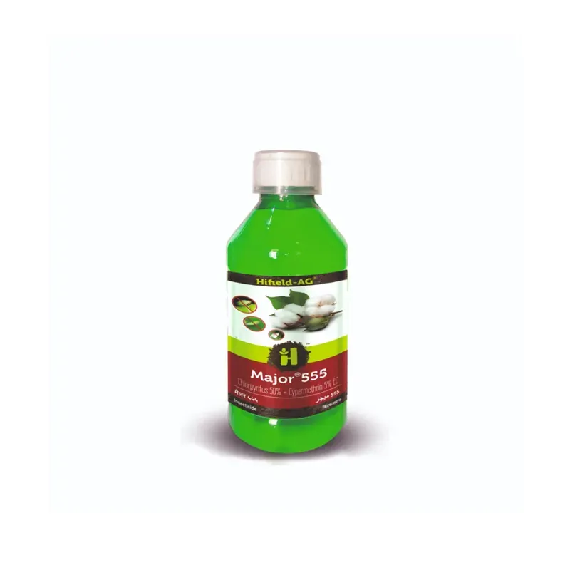 Hifield Major 555 Chlorpyriphos 50% + Cypermethrin 5% EC Professional-Grade Insecticide (Quantity-250 ml)
