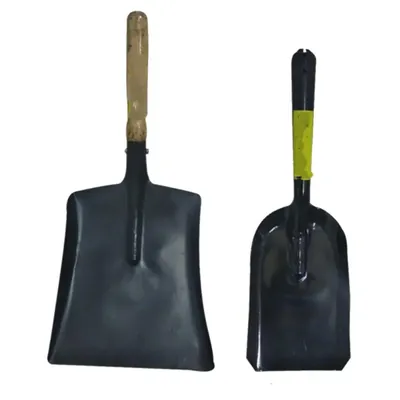 Unison Coal Shovel 5 Inch & 9 Inch with Mild Steel Head (Set of 4 Pcs)