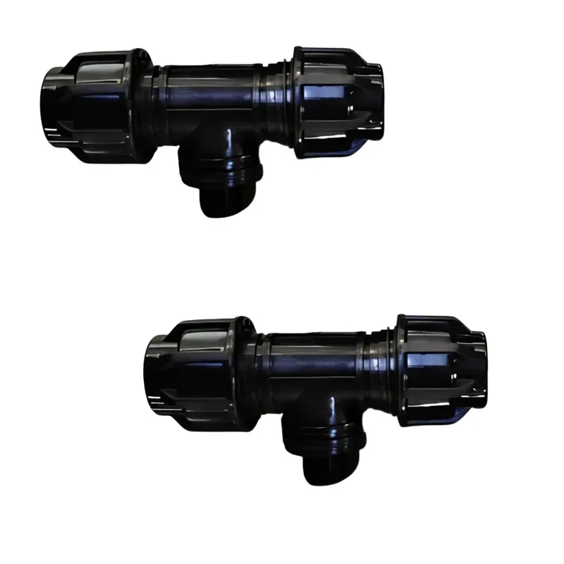 63 mm PP Compression Tee, For Pipe Fittings (Pack of 2)