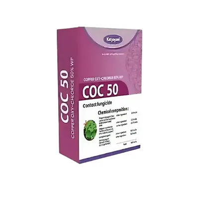 Katyayani COC 50 Copper Oxychloride 50% WP Fungicide for Effective Control Of Wide Range Of Fungal Diseases (Quantity-500 g x 1)