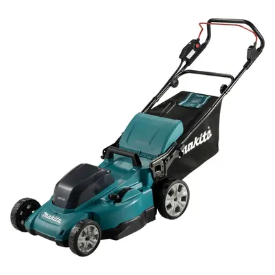 MAKITA DLM481CT2, 48 cm Cordless Lawn Mower (Self-Propelled) With 2 Pieces 18 V Li-Ion Battery and Charger