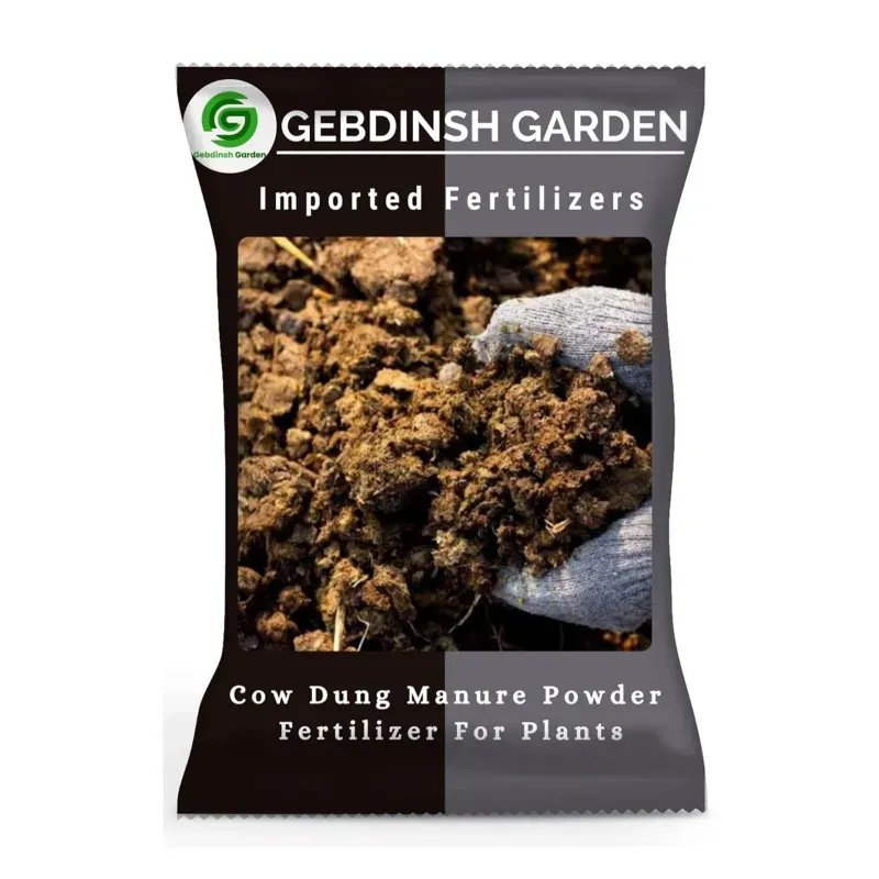 GEBDINSH 5 kg Cow Dung Manure Powder Soil Fertilizer for Organic Plant Growth, Fully Composted