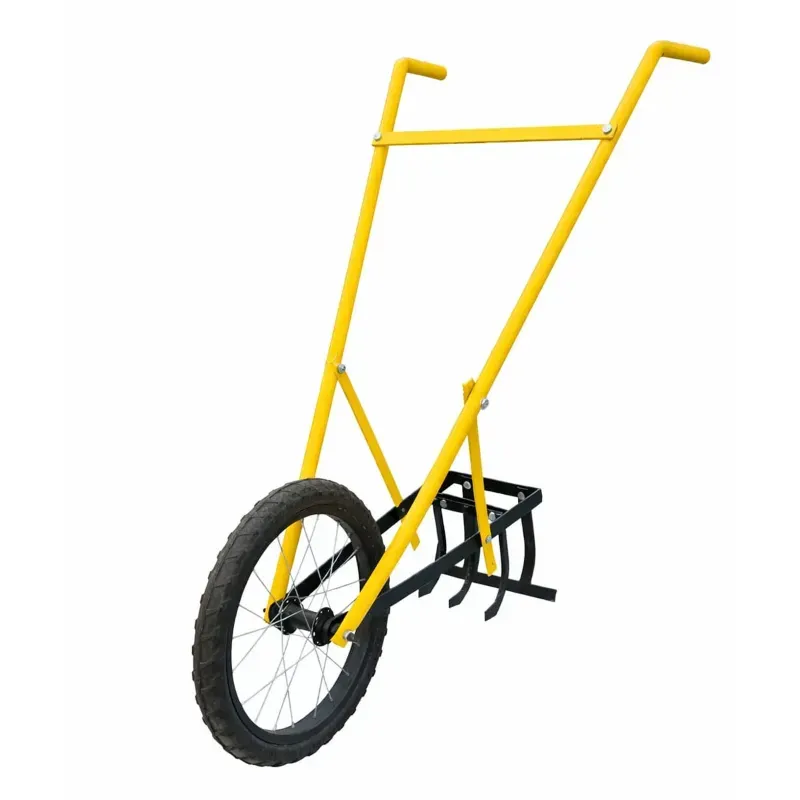 Agronome Heavy Duty 4 ft Cycle Weeder with 8 Inch Blade and 3 Tine Cultivator