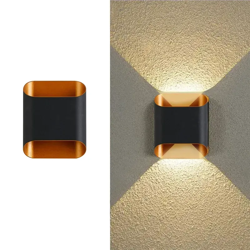 Giga Watts 6 W Wall Light BIS Approved 2 Way Gate-Light Waterproof LED Up Down Sconce Lamp for Home, Garden & Balcony