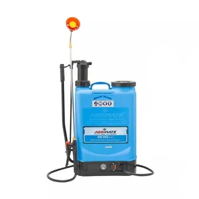 Agrimate 16 Litre, Manual Plus Battery (2 in 1) Sprayer With 12 V 8 Amp Battery, AM405E
