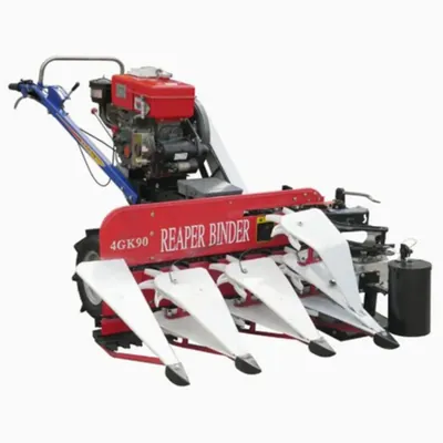 SPRAYMAN Reaper Binder Machine With Self Start 9 HP Diesel Engine For Crop Harvesting, 4GK90