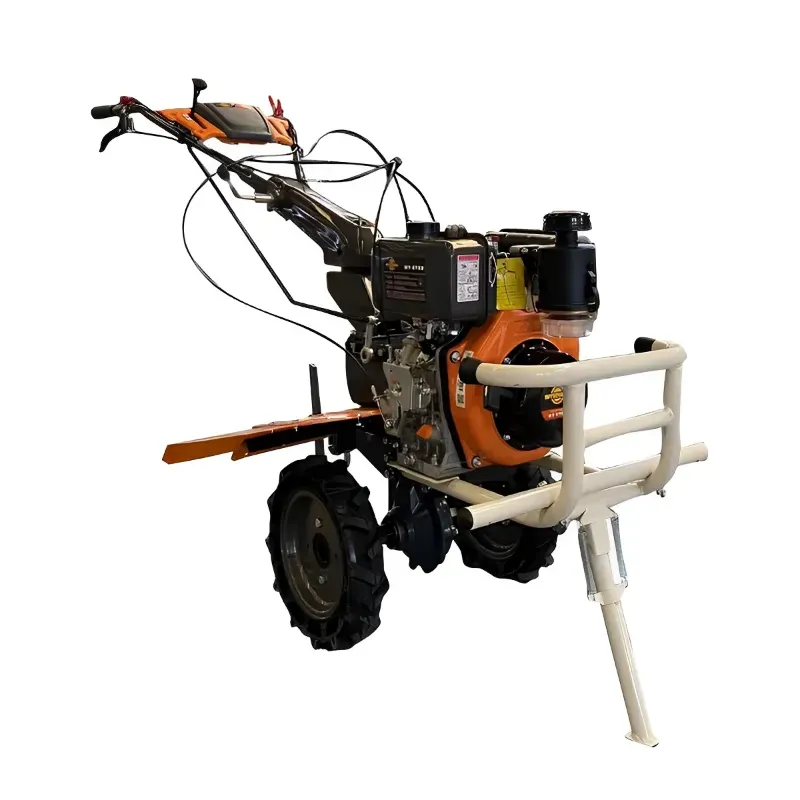 MITSUYAMA MY-685D, 10 HP Diesel Power Tiler With 406 CC KAMA Engine, for Agriculture for All Types of Heavy Agriculture Weeding and Cultivation