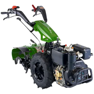 Kirloskar KMW MINT 9 DLX Diesel Power Tiller, 8 HP Back Rotary Weeder for Sugarcane, Cotton & Ginger Farming