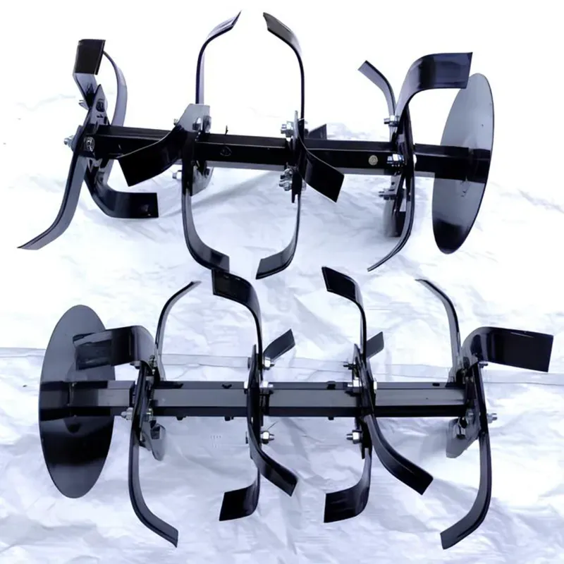 Heavy Duty Diesel Rotavator Set for Power Tiller of 32 pcs Blade, 2 Shaft, 2 Side Disc and 32 pcs Nut
